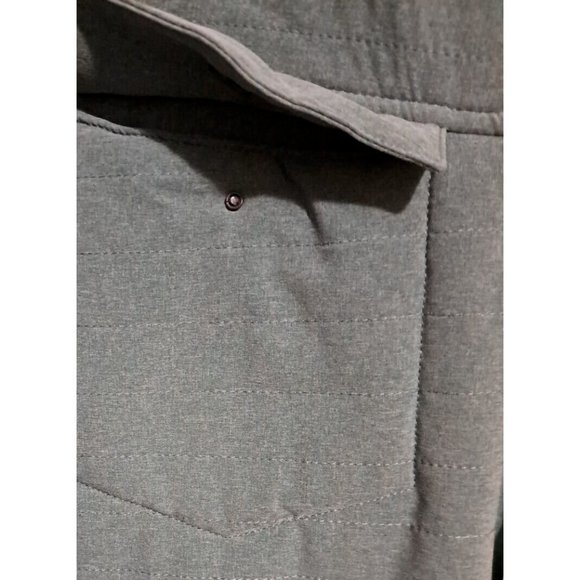 Mens Eddie Bauer Shirt Jacket Departure Lined Snap Front Fleece Lined XL Tall - Picture 4 of 10